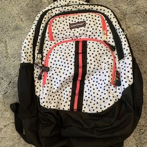 School backpack 4 pockets two cup holder pockets on the side